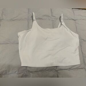 HALARA Medium White longline sports Bra comfy athletic soft